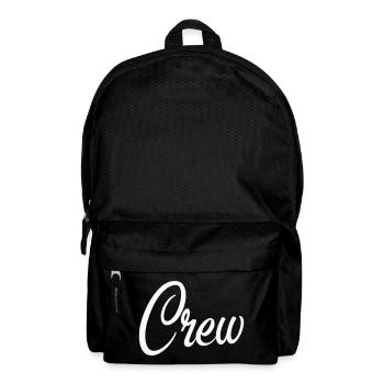 Crew Script Logo - Rucksack - Schwarz - Vorne