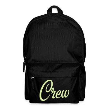 Crew Script Pastellgrün - Rucksack - Schwarz - Vorne