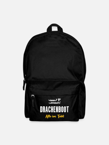 Drachenboot Team Geschenk Alle im Takt - Rucksack - Schwarz