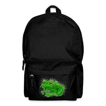 Gras Frosch - Rucksack - Schwarz - Vorne