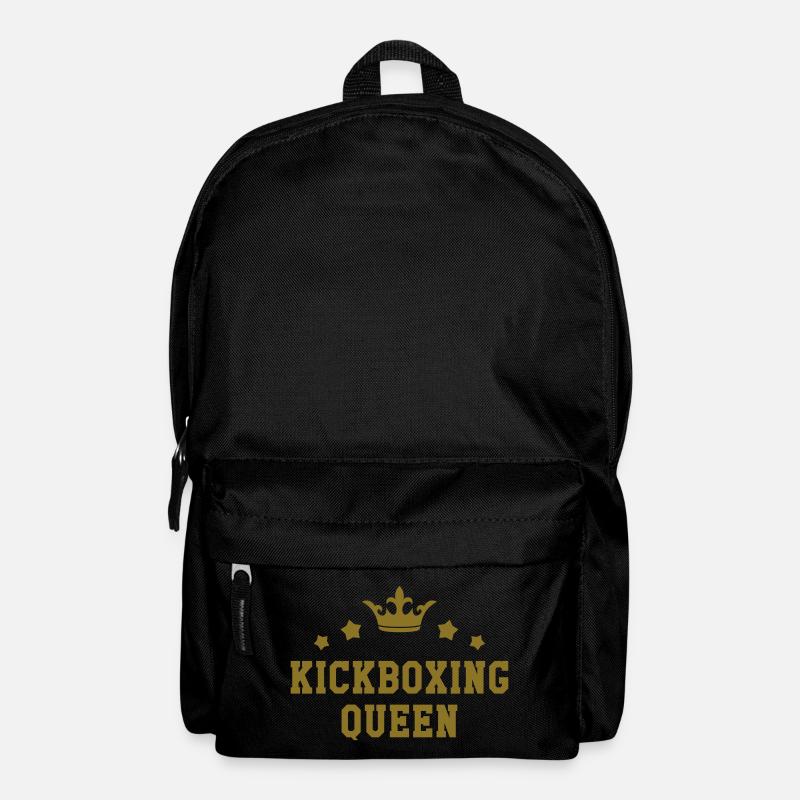 Kickboxen / Kickboxing / Kickboxer / Kick Boxing - Rucksack - Schwarz