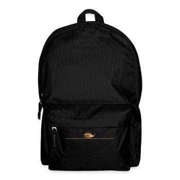 schlafender Igel - Rucksack - Schwarz - Vorne