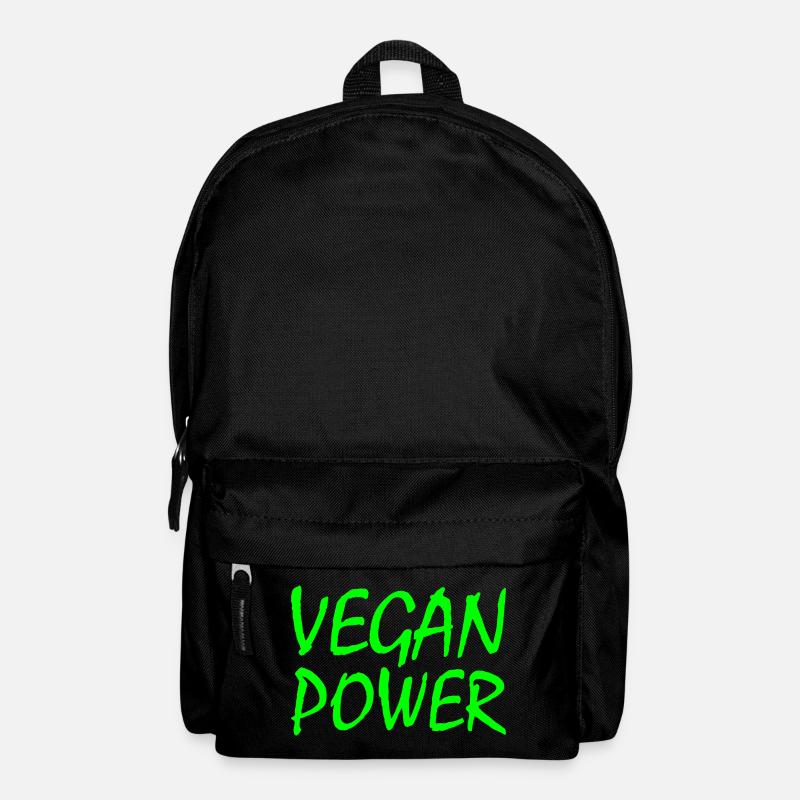 Vegan power - Rucksack - Schwarz