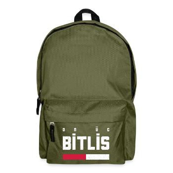 Bitlis 13 Turkey Turkiye TR Gift Holiday - Backpack - olive green - Front