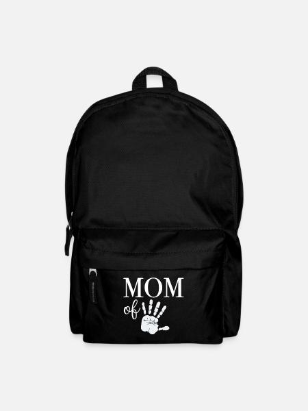Mom of Five - Rucksack - Schwarz
