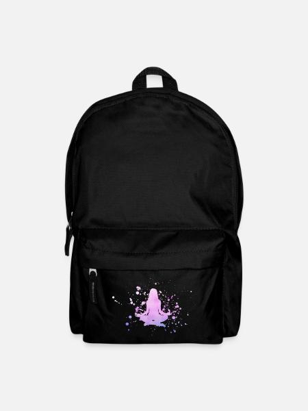 Yoga Asana Art - Rucksack - Schwarz