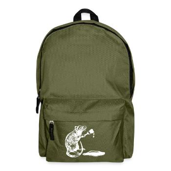 Brush Artist Rat - Backpack - olive green - Front