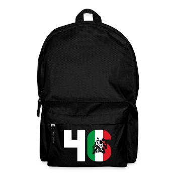 Moto Number 46 Italy Motorcycle Motorsport - Backpack - black - Front