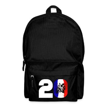 Moto number 20 France Motorcycle Motorsport - Backpack - black - Front
