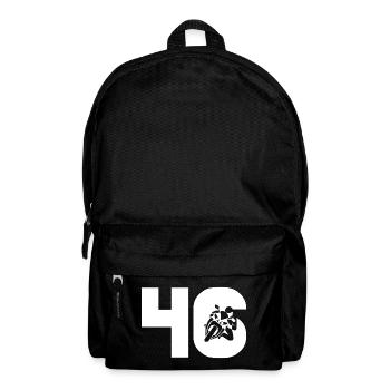 Motorsport Car Number 46 Motorcycle - Backpack - black - Front