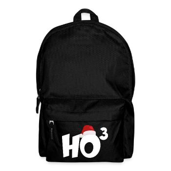 FROHE WEIHNACHTEN HO HO HO - Rucksack - Schwarz - Vorne