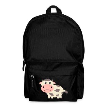 Kuh Bauern Landwirt Landwirtschaft - Rucksack - Schwarz - Vorne