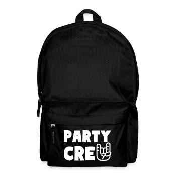 PARTY CREW Feiern - Rucksack - Schwarz - Vorne