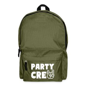 PARTY CREW Celebrations - Backpack - olive green - Front