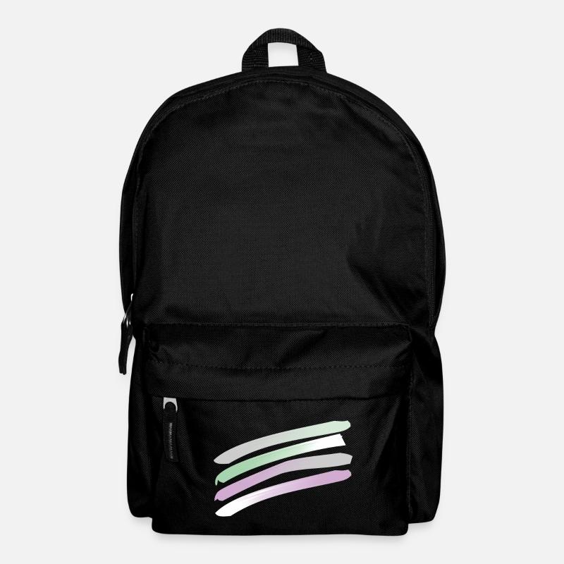 Stripes001 - Backpack - black
