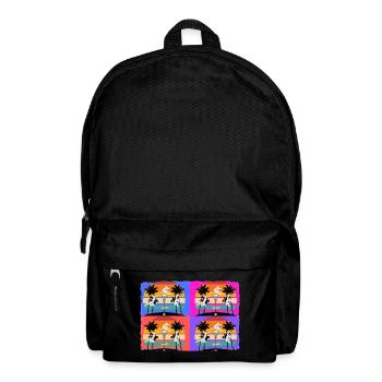 Obstacle course vs obstacle parking meter - Backpack - black - Front