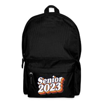 Senior Class Of 2023 Retro Graduation Party Geschenk - Rucksack - Schwarz - Vorne