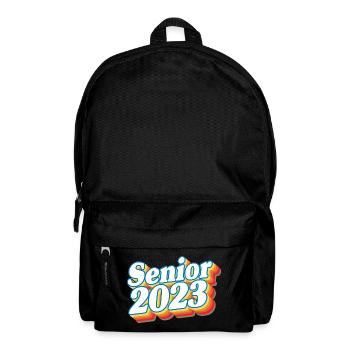 Senior Class Of 2023 Retro Graduation Party Geschenk - Rucksack - Schwarz - Vorne