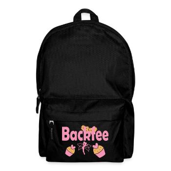 Backfee Motiv mit Keksen und Fee - Rucksack - Schwarz - Vorne