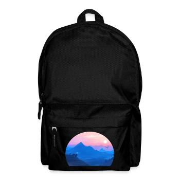 Ein stellarer Wolfstraum: Die Farben der Morgendämmerung - Rucksack - Schwarz - Vorne