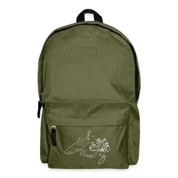 Hai Taucher - Rucksack - Olivgrün - Vorne