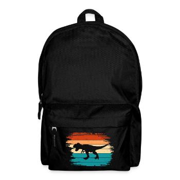 T Rex Dino Dinosaur - Backpack - black - Front