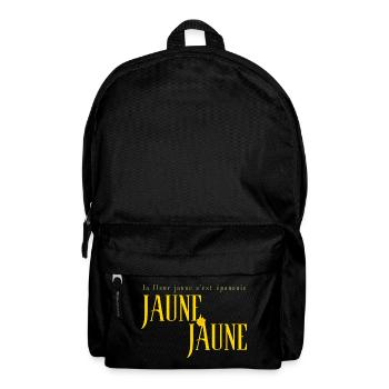 Jaune Jaune Bloom Typography Tee - Backpack - black - Front