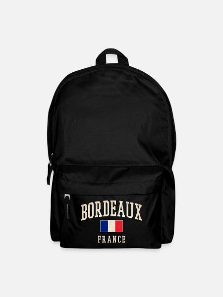 Bordeaux France - Rucksack - Schwarz
