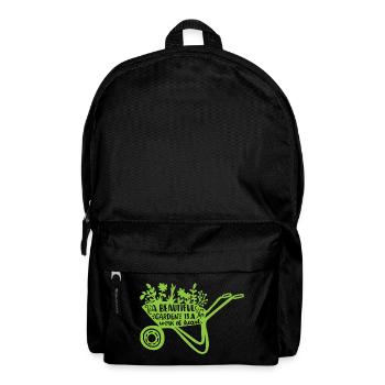 Ein schöner Garten ist eine Herzensangelegenheit - Rucksack - Schwarz - Vorne