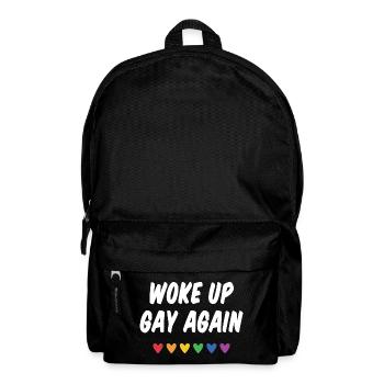 Wieder aufgewacht - Pride Month - Rucksack - Schwarz - Vorne