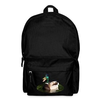Canard colvert - Sac à dos - noir - Devant