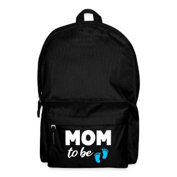 Maman à être garçon Maman Grossesse Maman - Sac à dos - noir - Devant
