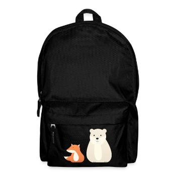 Cute animal motifs for children - Backpack - black - Front