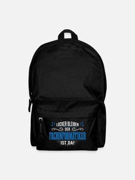 Fachinformatiker programmierer support admin - Rucksack - Schwarz