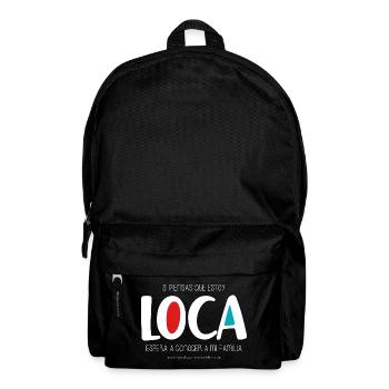 I'm crazy (dark) - Backpack - black - Front