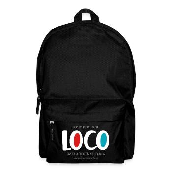 I'm crazy (dark) - Backpack - black - Front
