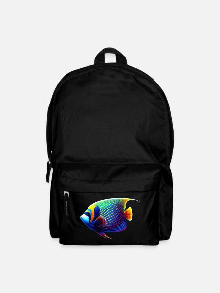 Kaiser-Engelsfisch - Rucksack - Schwarz