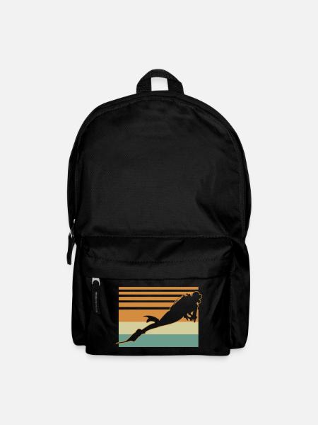 Diver Flag - Rucksack - Schwarz