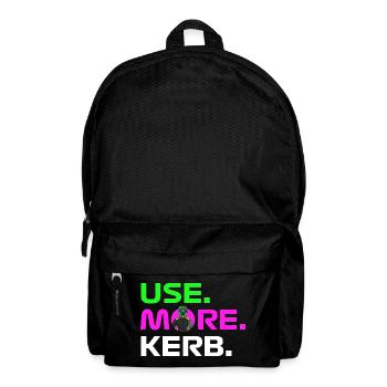 USE. MORE. KERB. - Backpack - black - Front