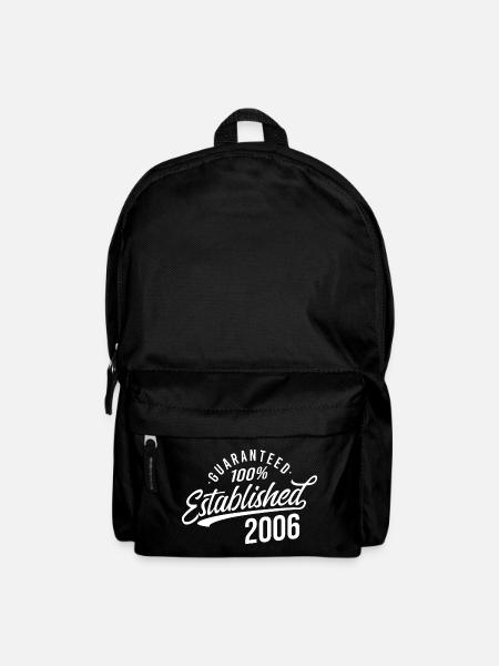 100% Established in 2006 - Rucksack - Schwarz