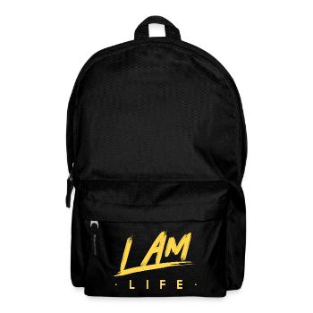 I am life zen motivation - Backpack - black - Front