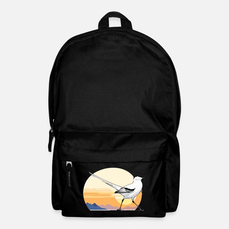 Vogel im Sonnenaufgang - Rucksack - Schwarz