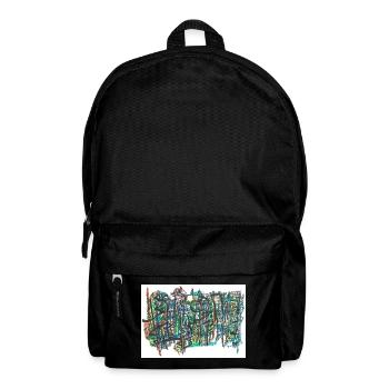 240724 01 - Rucksack - Schwarz - Vorne