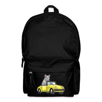 Rat Car - Backpack - black - Front