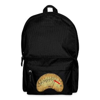 Analog VU Meter - Backpack - black - Front