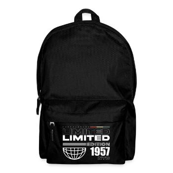 Geboren im 1957 Geburtstag 1957 - 68 Jahre Retro - Rucksack - Schwarz - Vorne