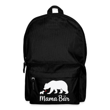 Future Maman MAMA BEAR Rétro Drôle - Sac à dos - noir - Devant