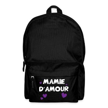 Granny of Love with Hearts - Backpack - black - Front
