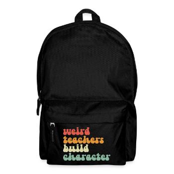 D’étranges enseignants forment le personnage - Sac à dos - noir - Devant