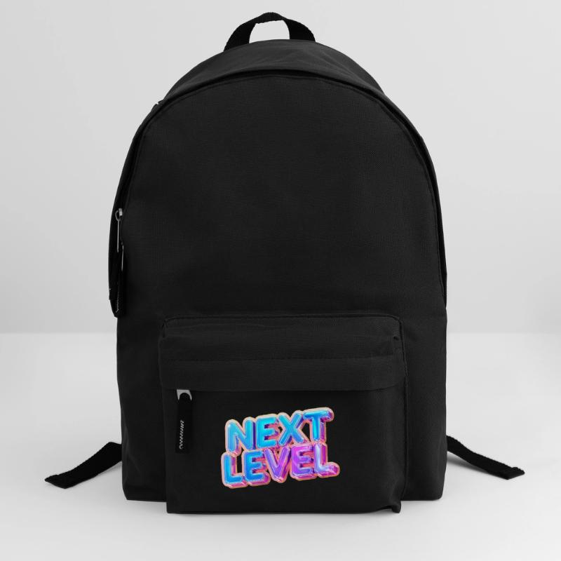 Next Level 3D Text — Bold Gradient Design Backpack